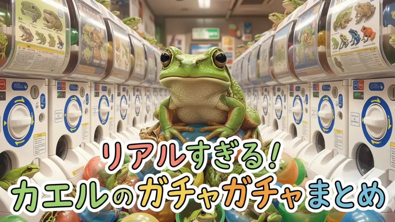 リアルなカエルガチャ