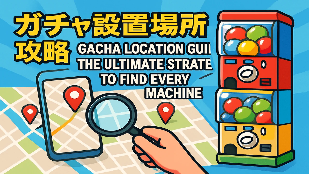 ポケモンガチャガチャの設置場所を完全攻略！もう探さないための確実な方法